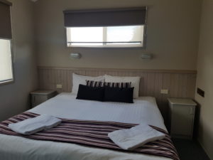 King Bed in Spa Villa Master bedroom